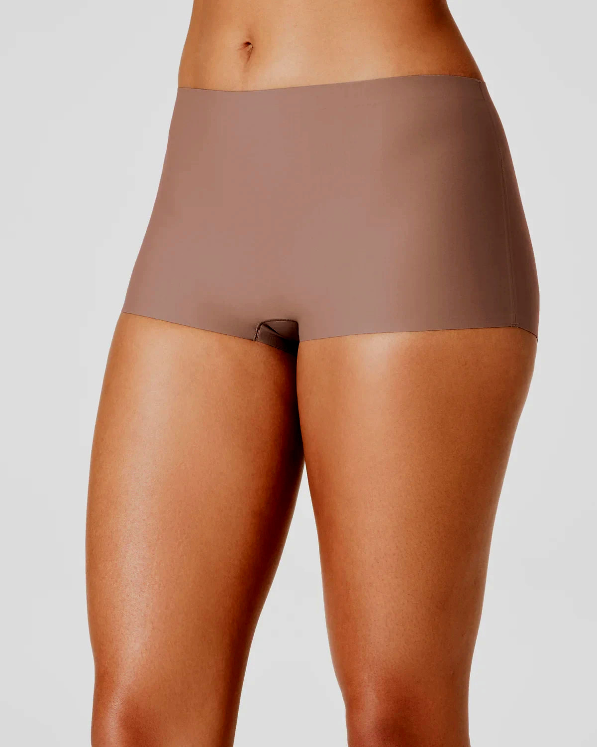 SPANX SUPERSMOOTH ESSENTIAL BOYSHORT PANTY CAFE AU LAIT SZ L NWT