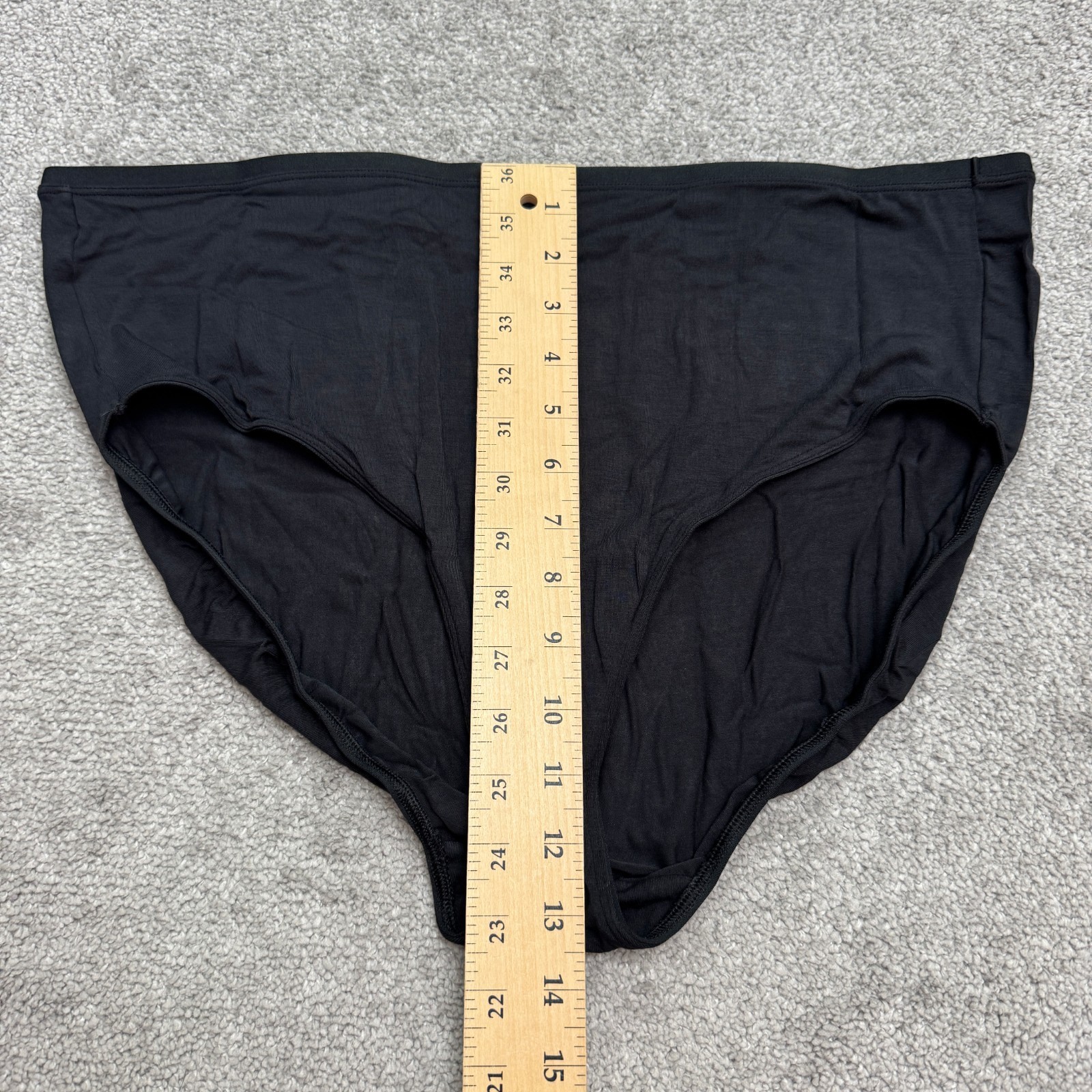 Duluth Trading Co Dang Soft Briefs Underwear Womens 2X Plus Black Stretch NWT