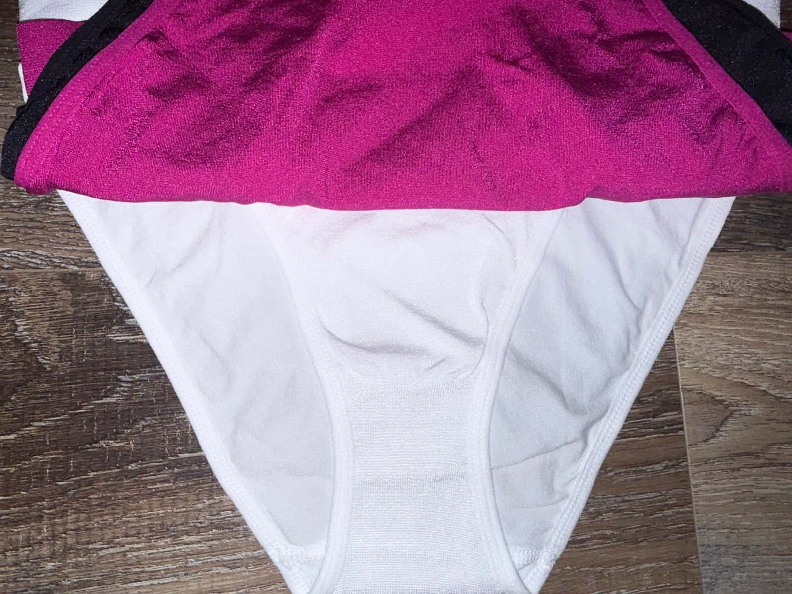 Bebe ~ Womens Hi-Cut Underwear Panties 4-Pair Nylon Blend Ribbed ~ L