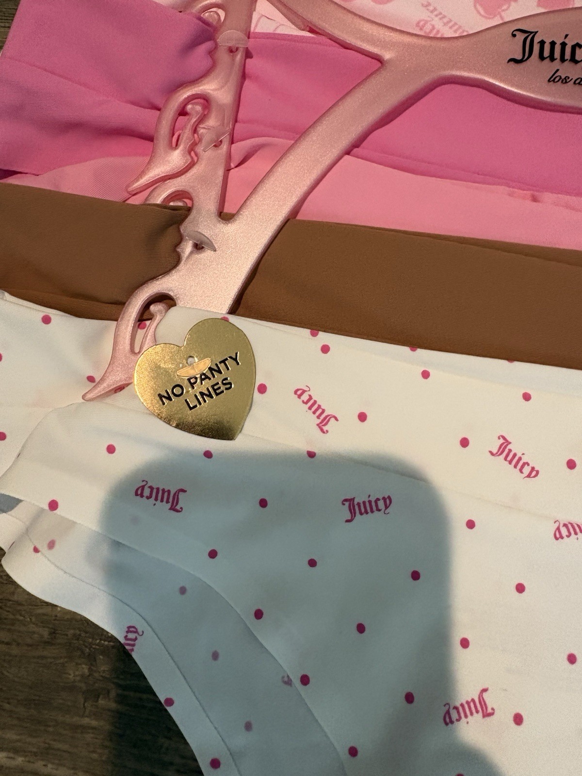 Juicy Couture No Panty Lines Cheeky Panties Women’s Size Large NWT