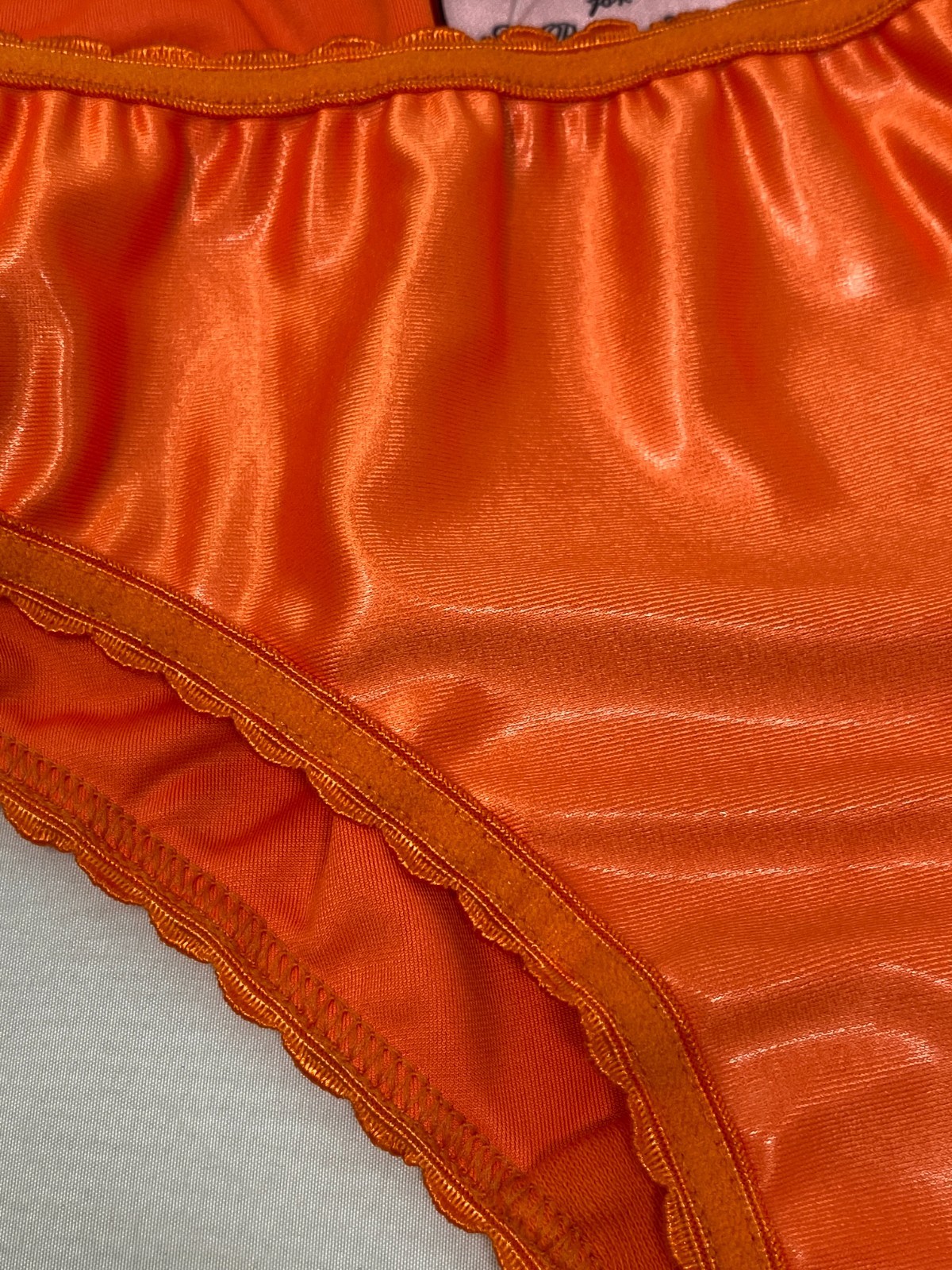 Agent Provocateur For The Rolling Stones Neon Orange Brief Medium NWT