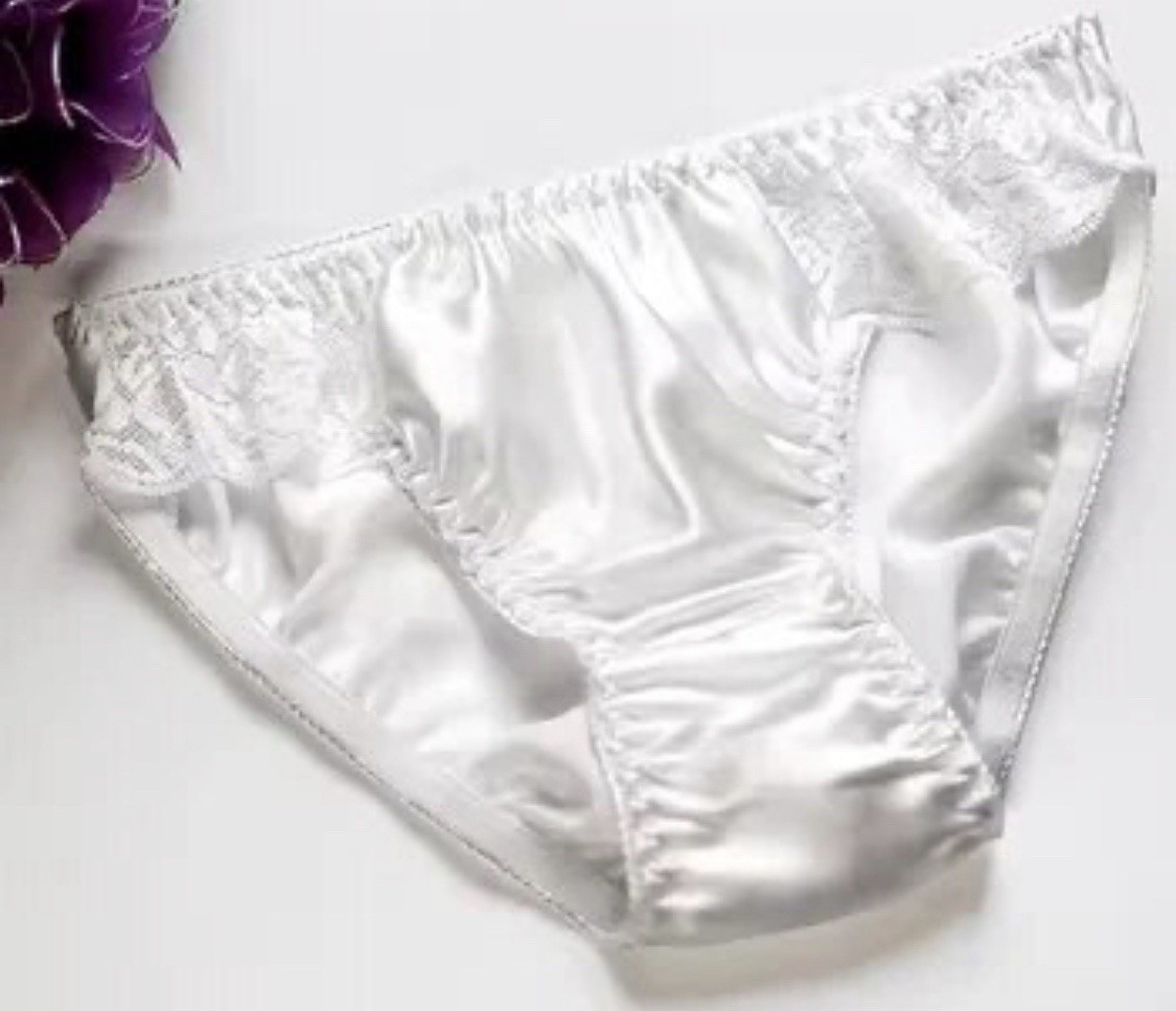 Luxury 100% mulberry silk panties briefs bikinis-Size L