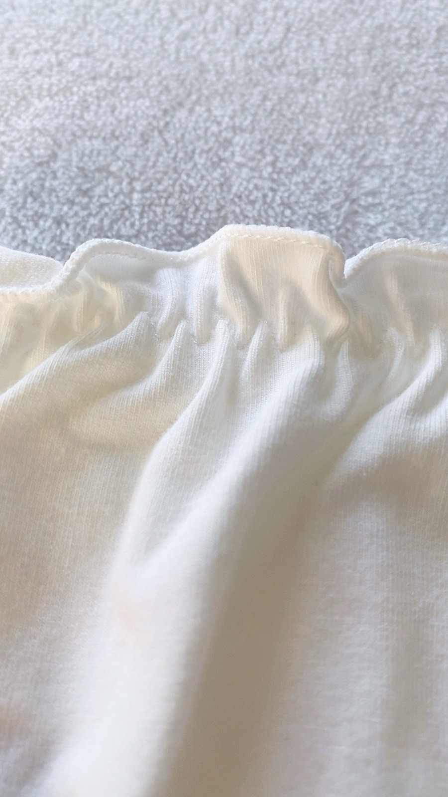 US-M, L/JP-LL Japanese Brand Embroidery Bow Chiffon Trim Ruffle Cotton Panties