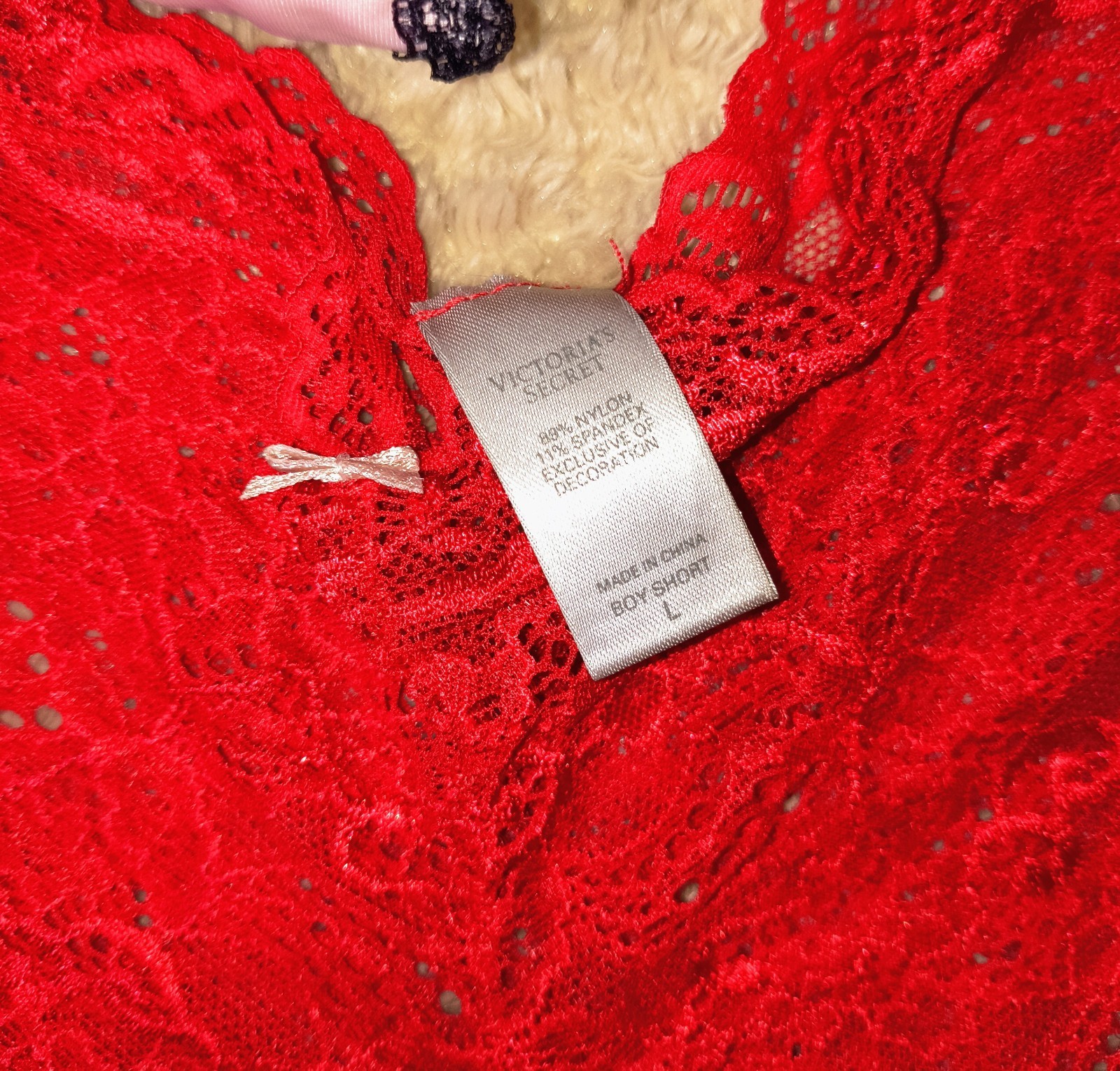 NWOT (3) Women’s LG Victoria’s Secret Sexy Little Things Lace & Lace-Up Panties