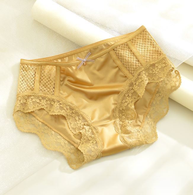 1/6Pack Lot Womens Seamless Silky Satin Panties Briefs Underwear Lady Lingeries*