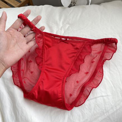 1/6 Pack Lot Womens Satin Panties String Bikini Underwear Sheer Thongs Brief