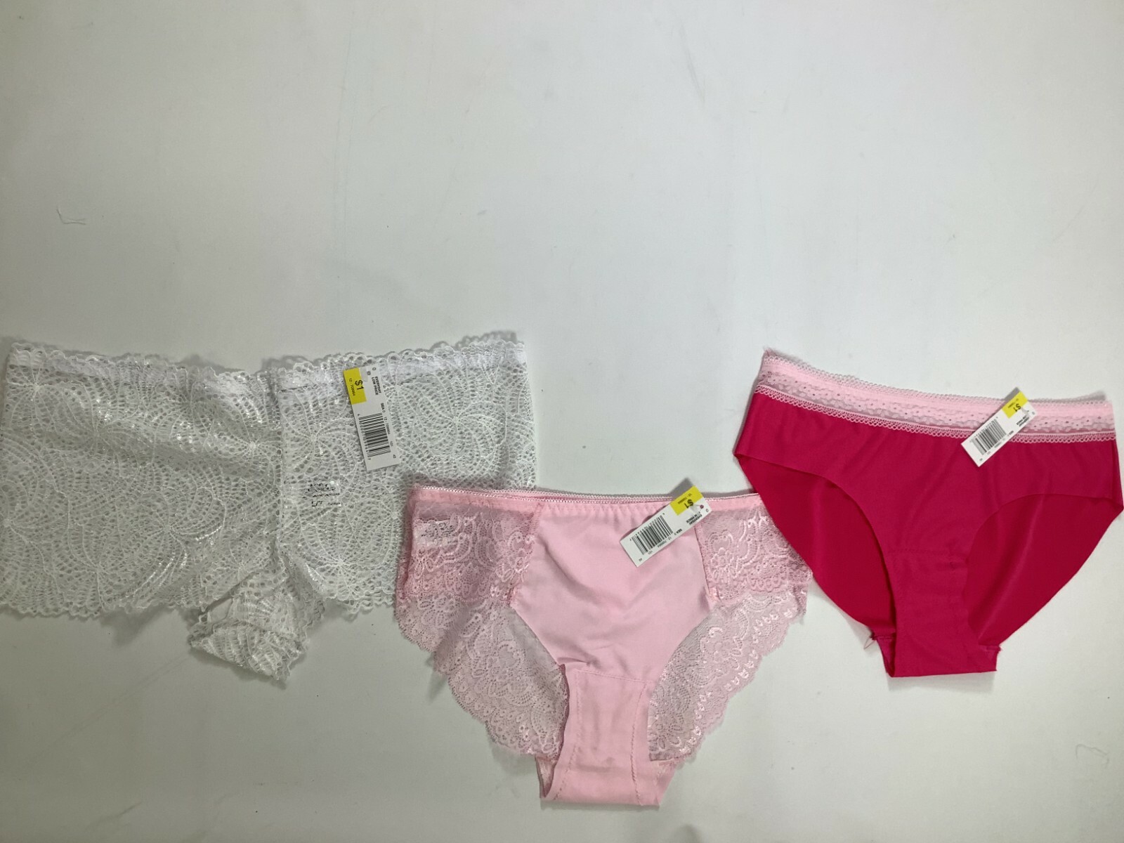 Womens Body Glamour Multicolor Briefs Large 3 pack NEW! NWT