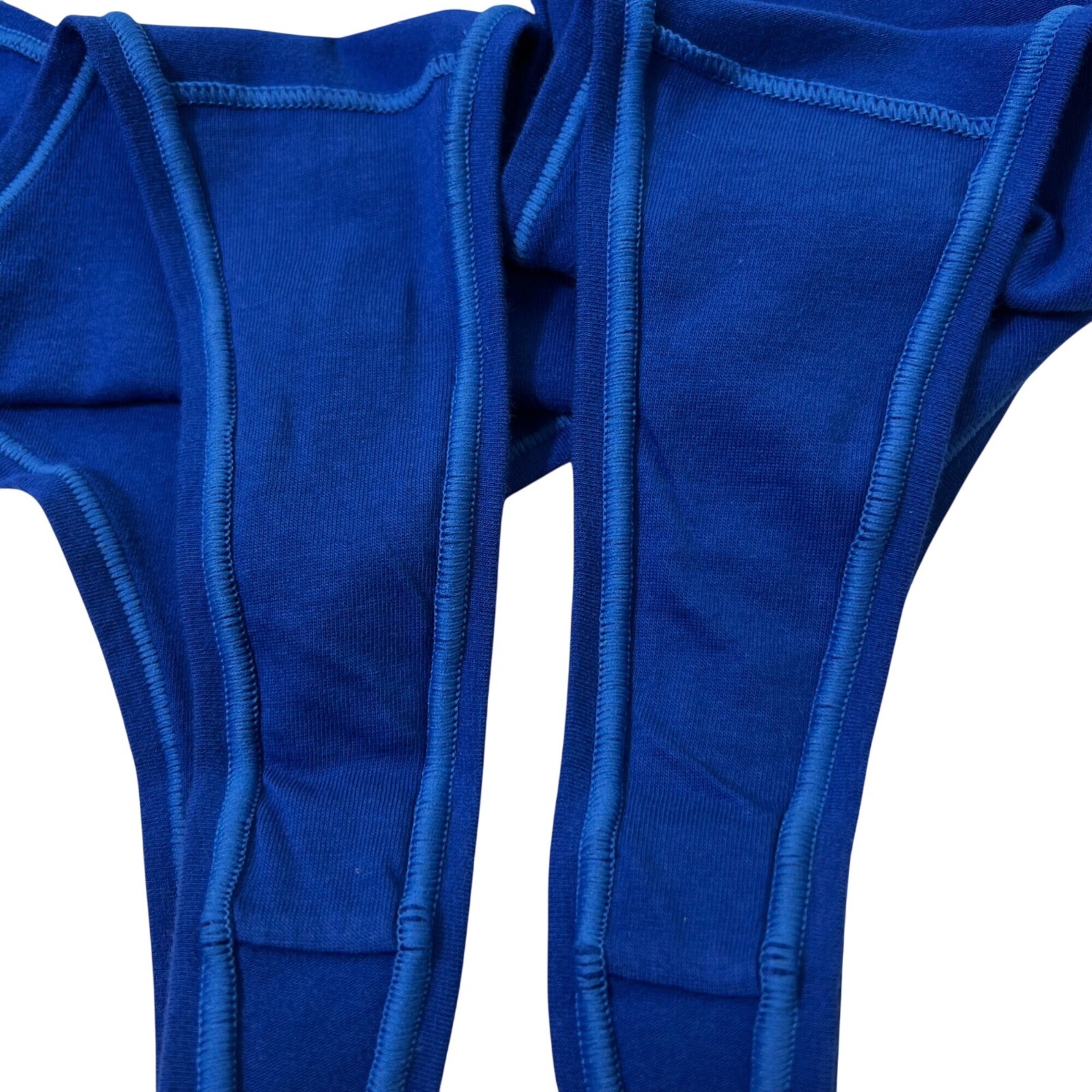 SKIMS Cotton Jersey Dipped Thong Lot of 2 Cobalt 4X