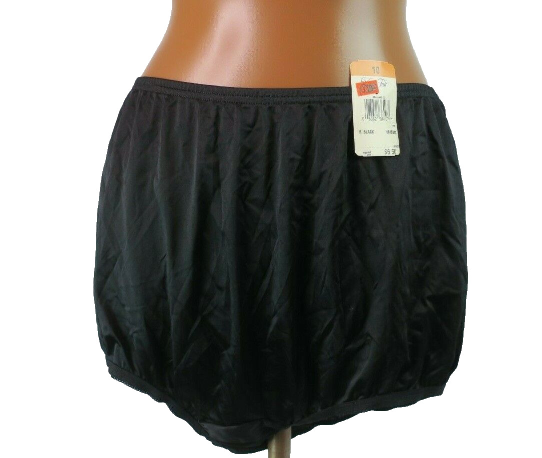 Silky Granny Sissy Panties Briefs NWT Vanity Fair VTG 90s Stretchy 10 9-15-842