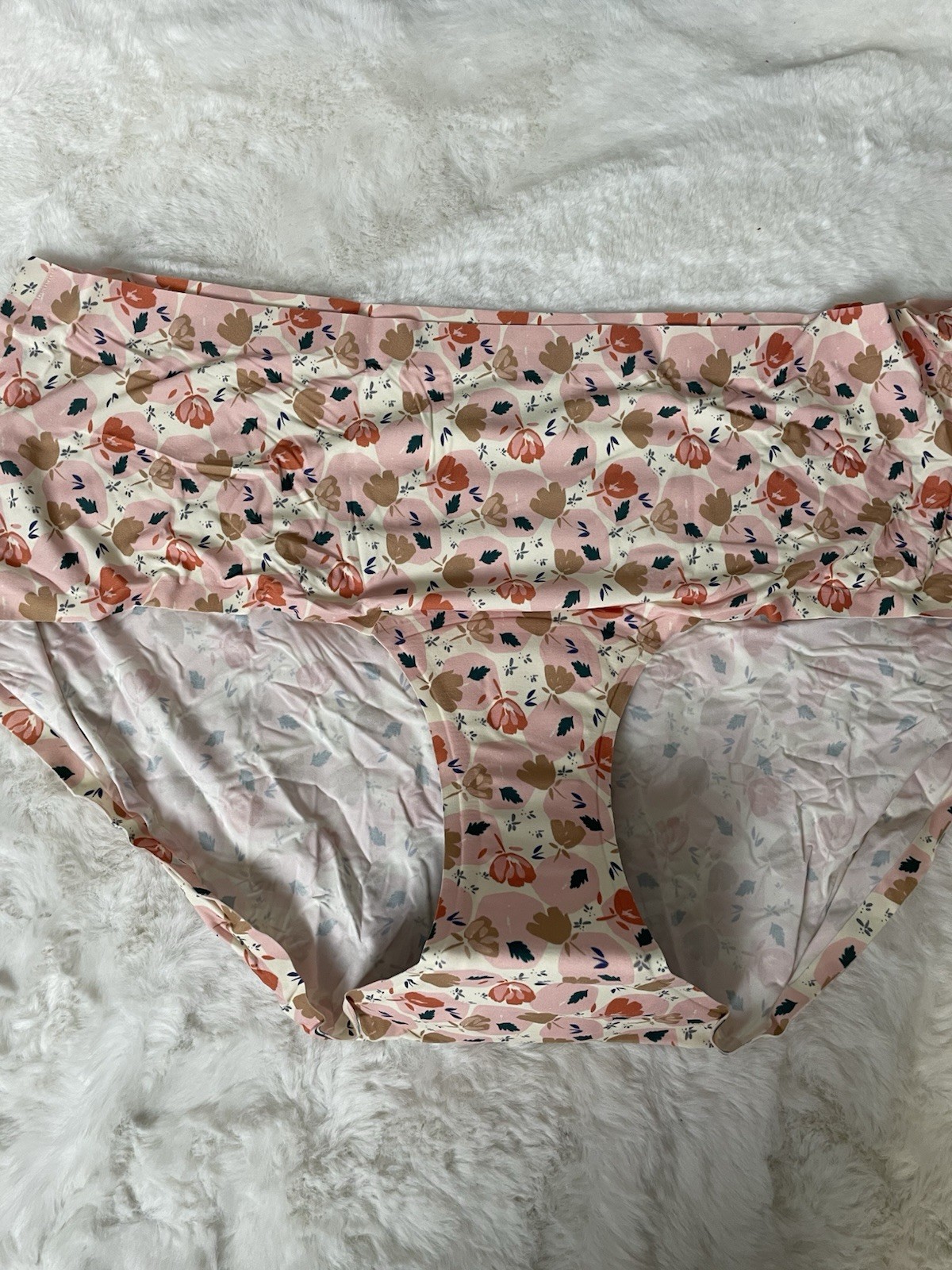Knix Super Leakproof Boyshort Panties Floral Pink Multicolor 3XL