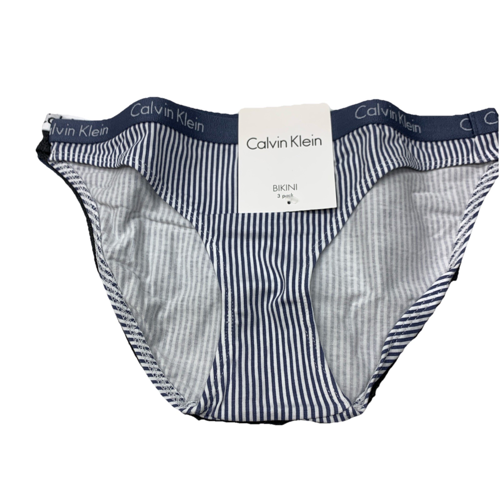 Calvin Klein Women’s Carousel Bikini Panty Size X-Small Underwear QP12580 3 Pack