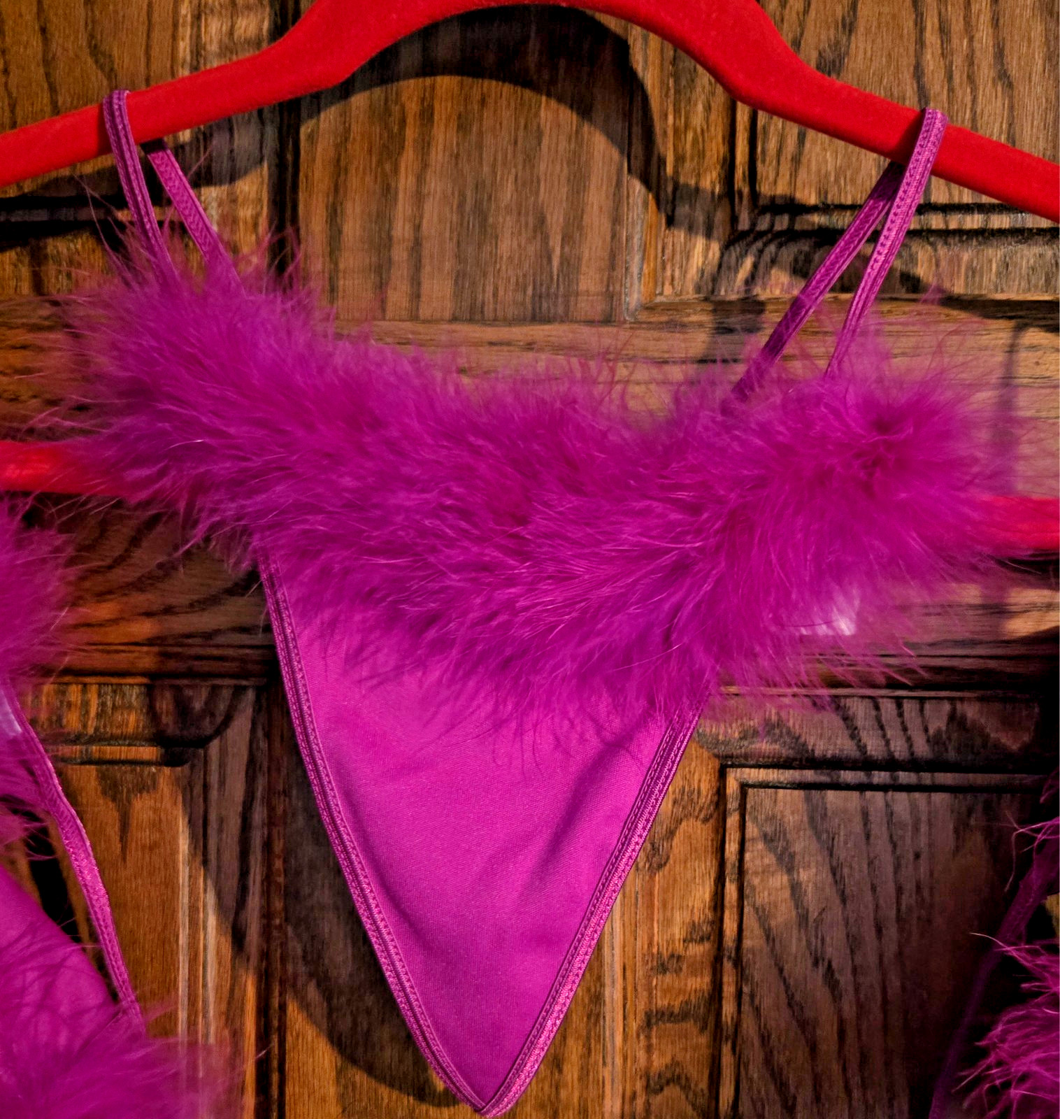 3 Pack Women’s Feathers❤ Thong Panty Small Sz 5 Dark Rose Pink New with Tag Sexy