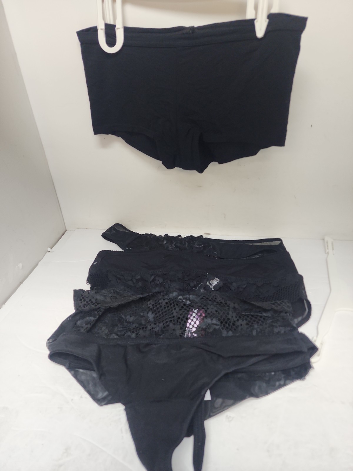 Adore Me Women’s Panties 6 Pairs Assorted Styles Black Size Medium NWOT!!