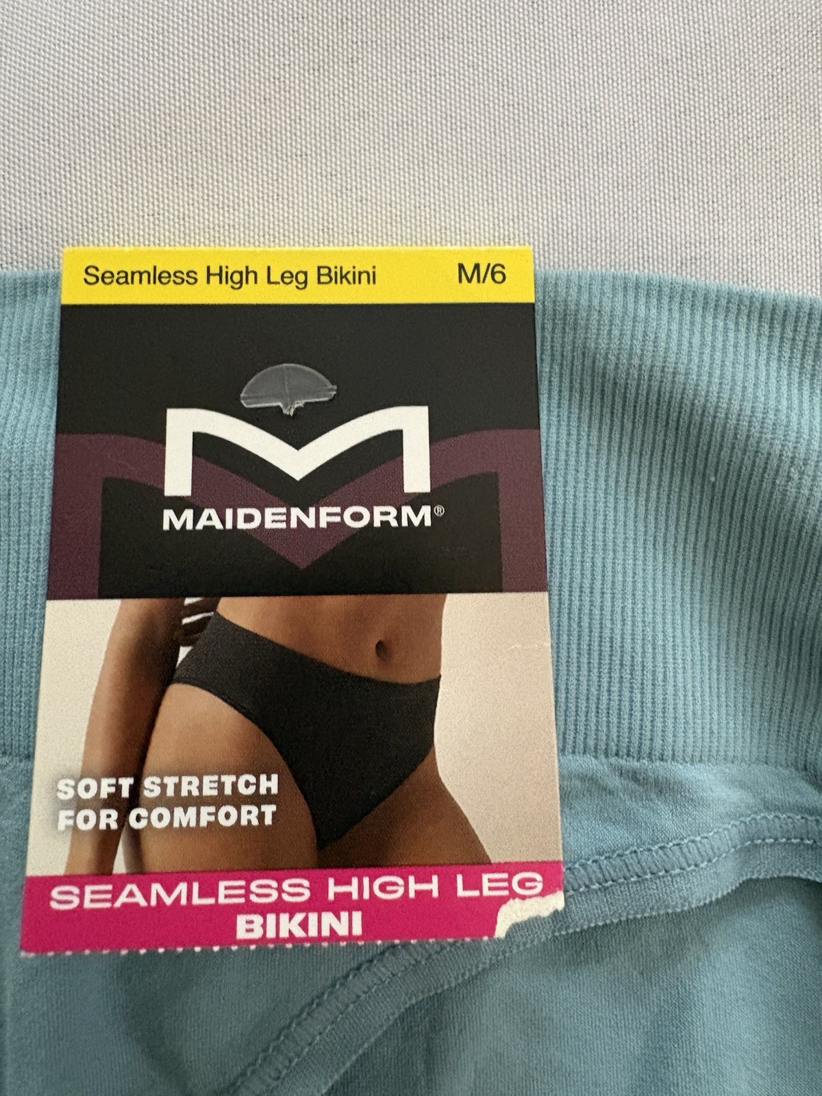 NEW Maidenform Seamless High Leg Bikini Panty Women’s Size Medium 2 Pair DM2317