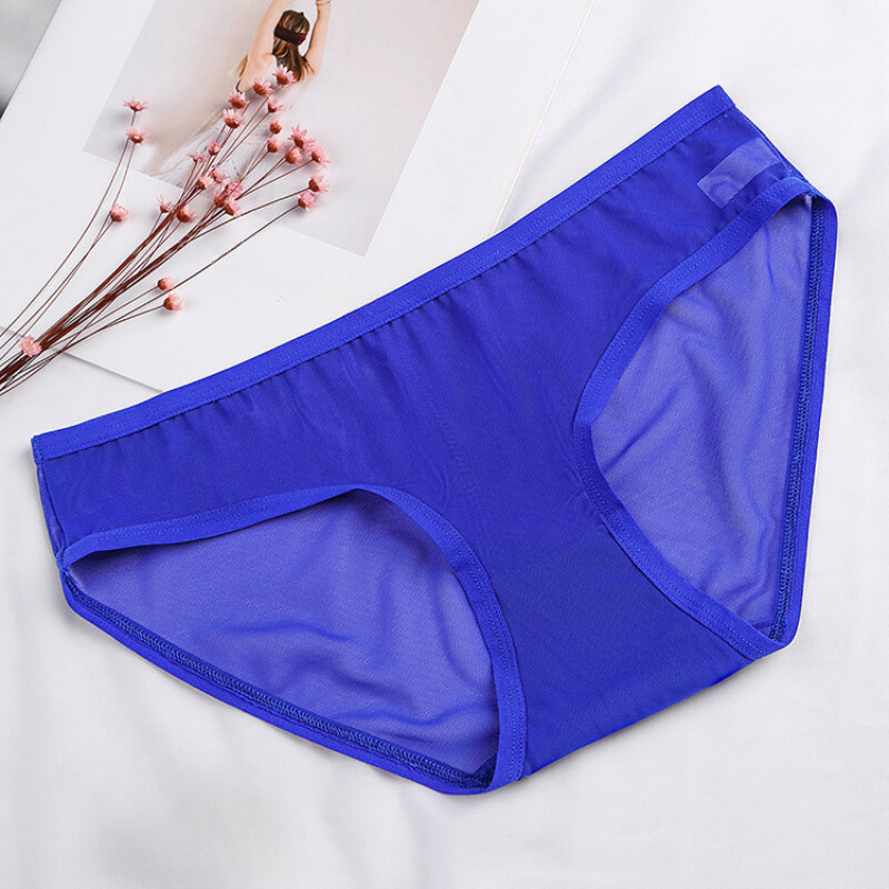 3pcs Ladies Sheer Underpants Mesh Brief Underwear Panties Knickers Lingerie Sexy
