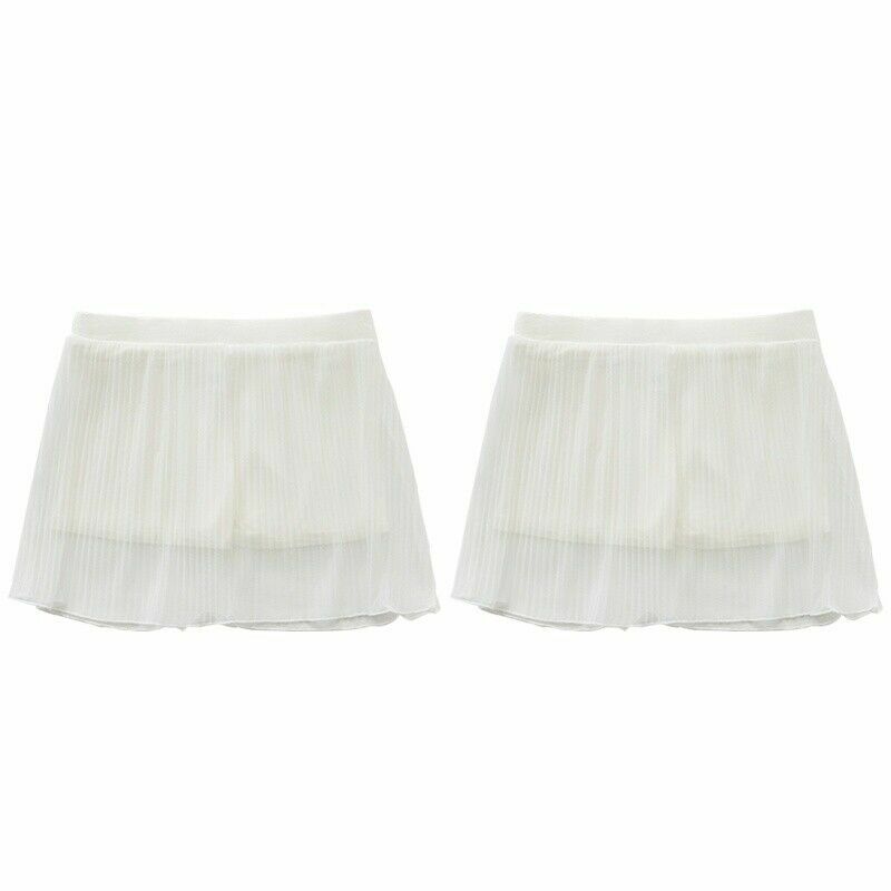 Lady Lace Petticoats Skirts Mesh Pleated Culottes Underwear Safety Shorts Casual