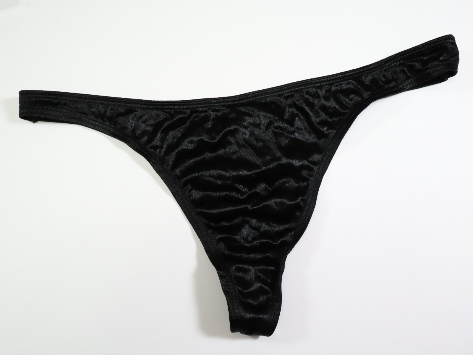 NEW Secret Treasures TRUE VTG 90s Y2K Stretch Satin Low Thong Panties XL X-LARGE