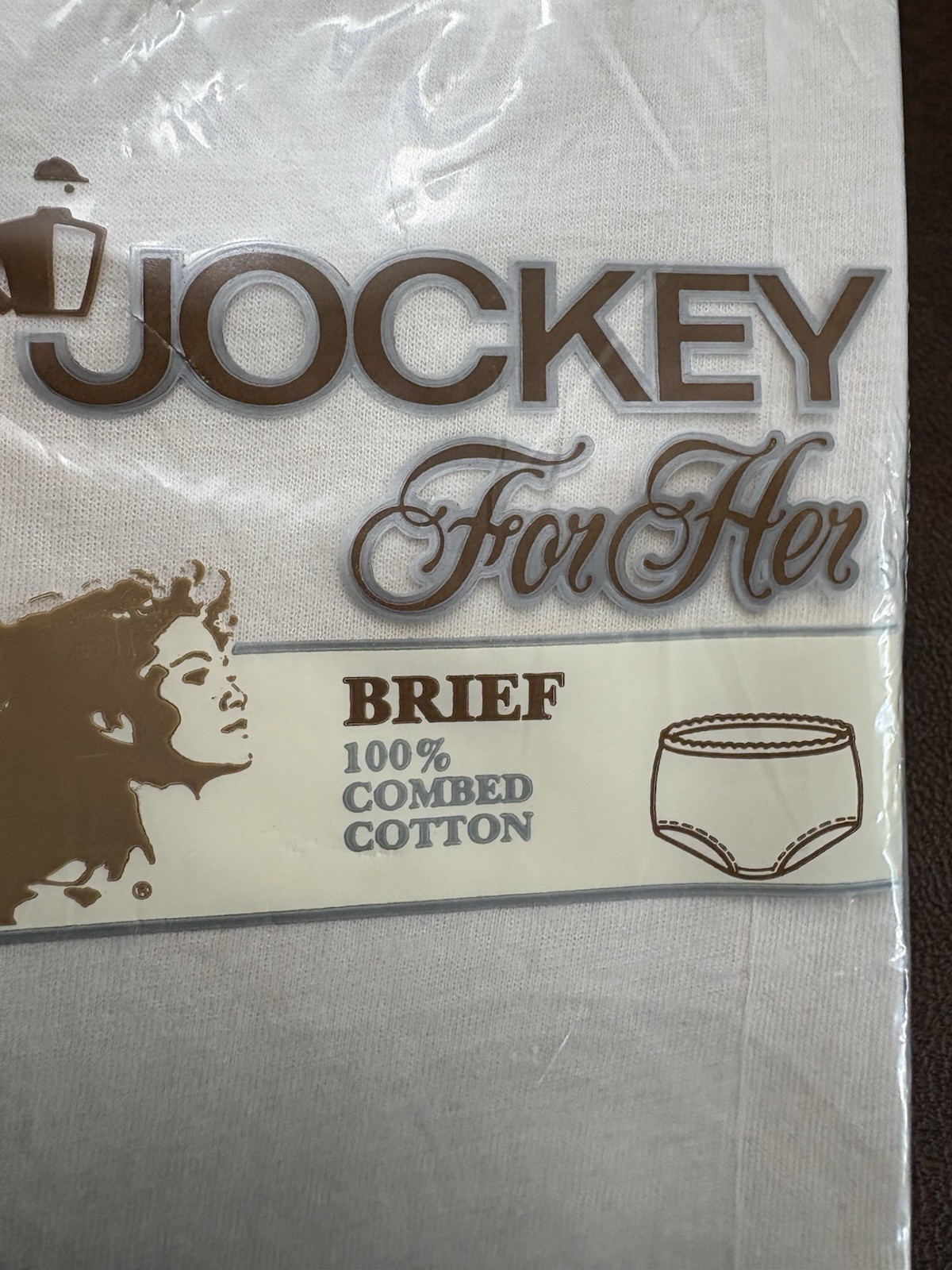 NOS Jockey 1987 combed cotton Brief panties Nip 2 Pcs Size 7 Women Vintage