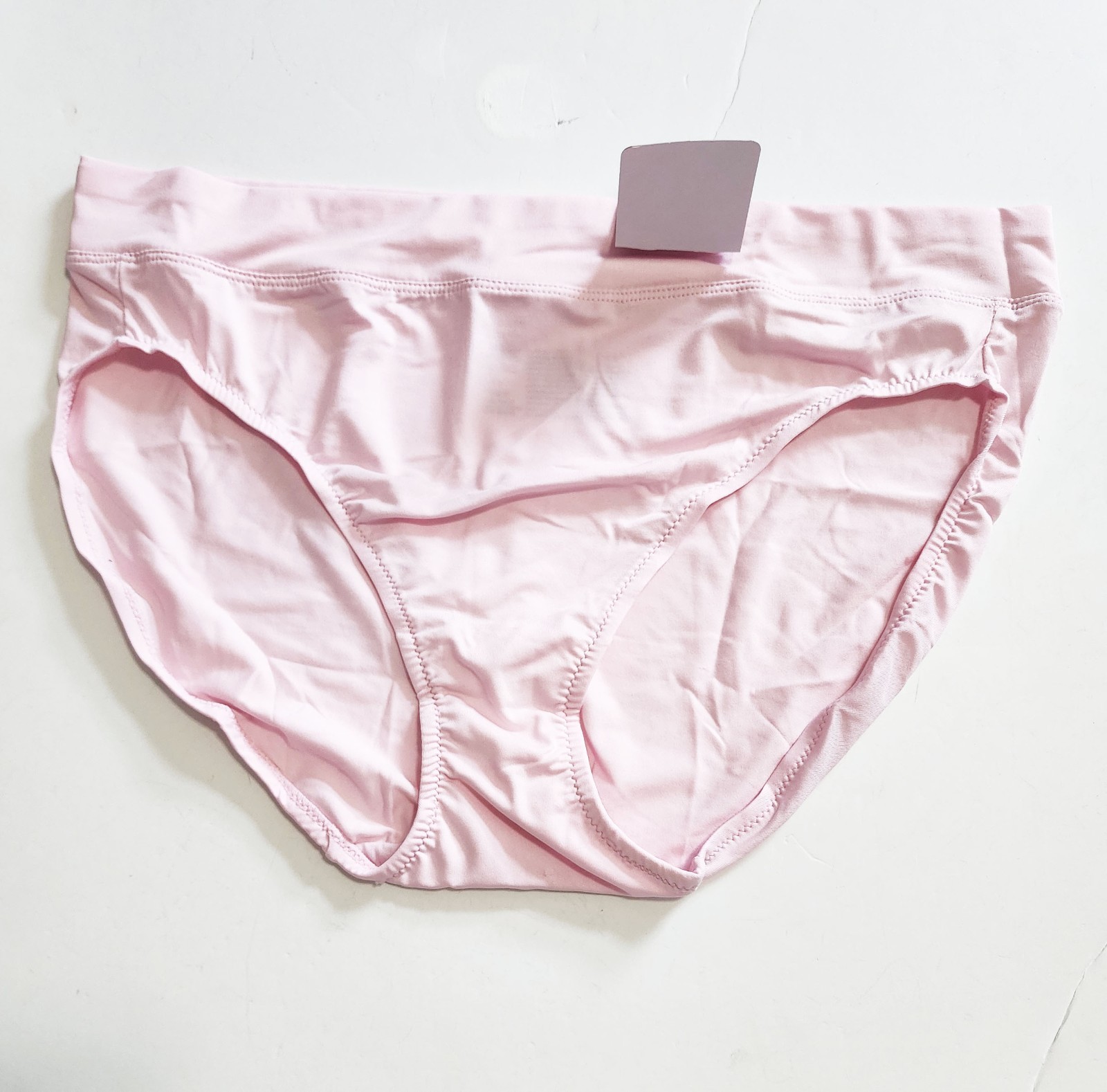 3 Warner’s No Pinching No Problems Hi Cut Brief Pale Pink 5138J Sz 9/2XL – NWT