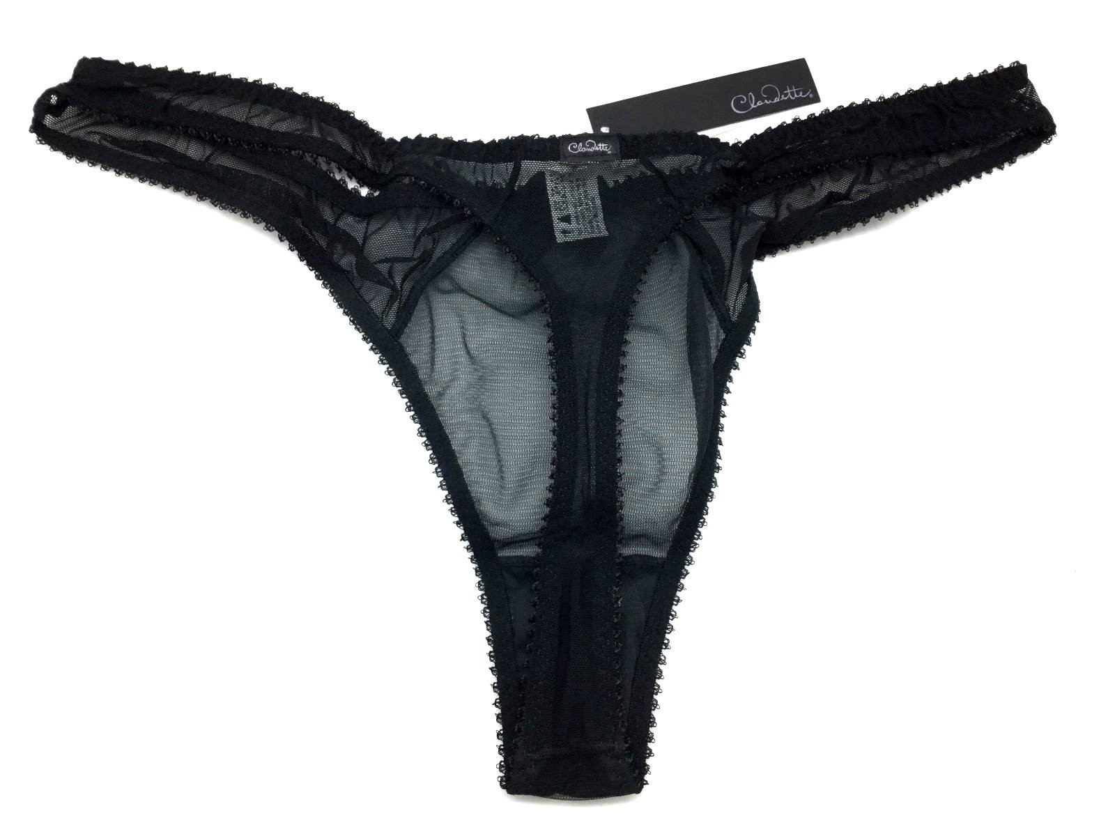 Love Claudette Dessous Thong Bikini Panty Panties Sexy Lingerie Underwear Black