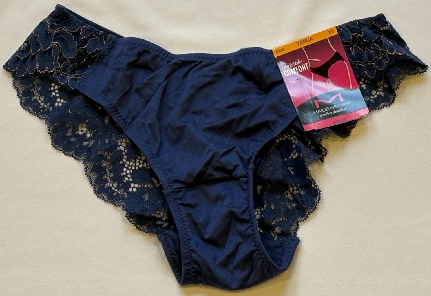 New 3 Pairs Maidenform Comfort Devotion Lace Back Tanga Panties 40159 Sz S 5 NWT
