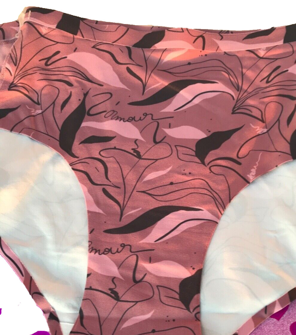 YUMMIE 🌼Size:XL BONDED HIPSTERS (5) New NO Tags-Multicolor-90 %Nylon-20%Spandex