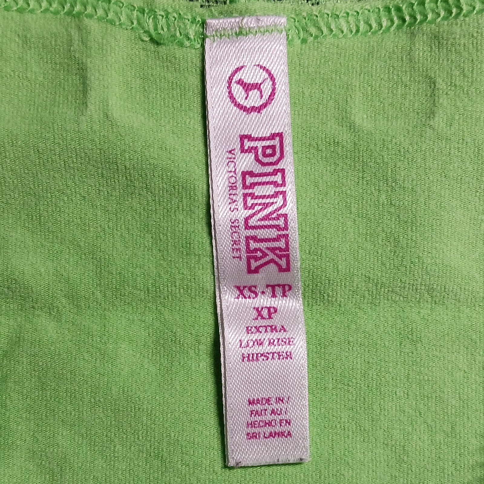 Vintage Victoria’s Secret PINK YES PLEASE Hipster Panties XS Low Rise Lace