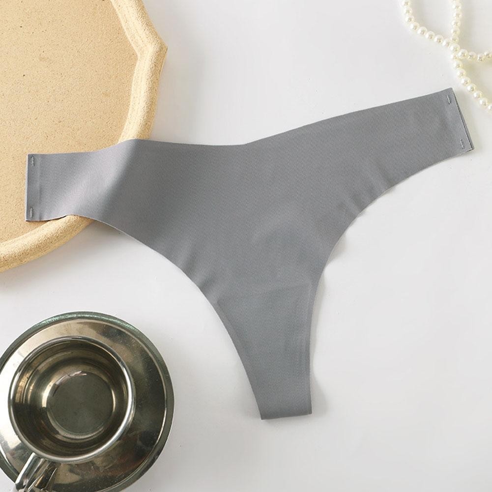Fashionable Plus Size Low Waist Triangle Underwear Made of Ice Silk Cotton