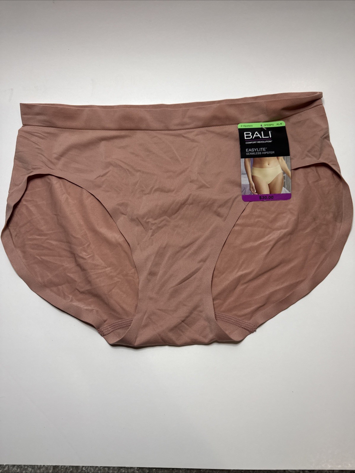 1pc Bali Women’s Underwear Panties Hipsters New Pink Size XL/8 NWT