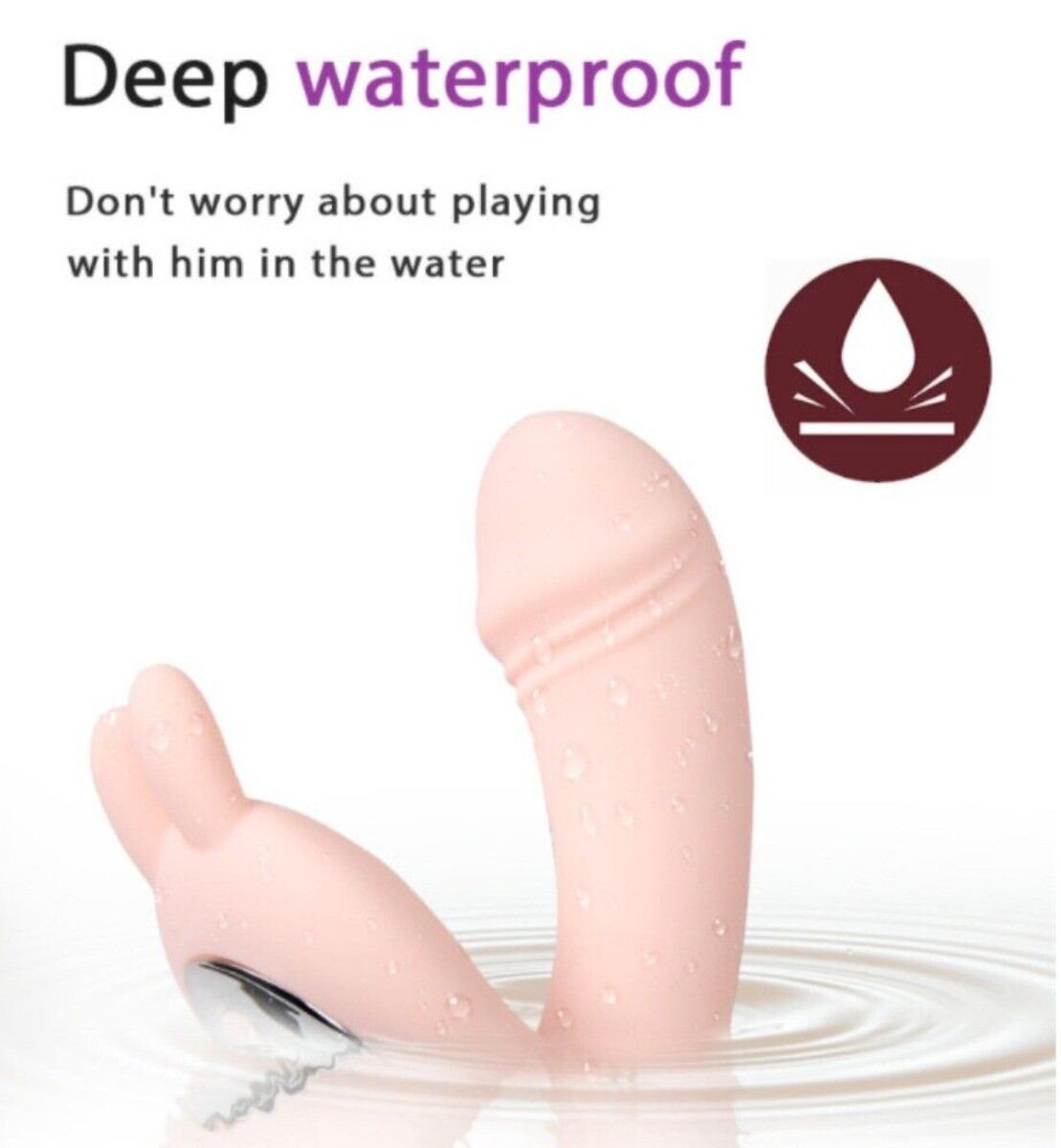 Wearable Wireless Remote Control Vibrating Women Panties Massager Waterproof Toy