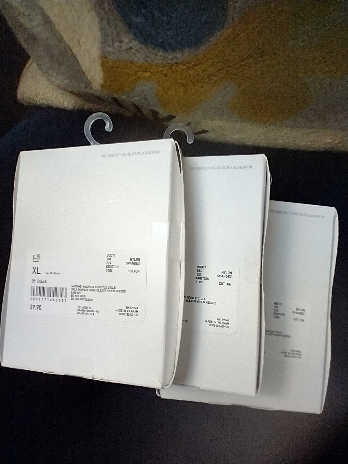 NEW 3 Pack Uniqlo AIRism Ultra Seamless Briefs Mame Kurogouchi XL