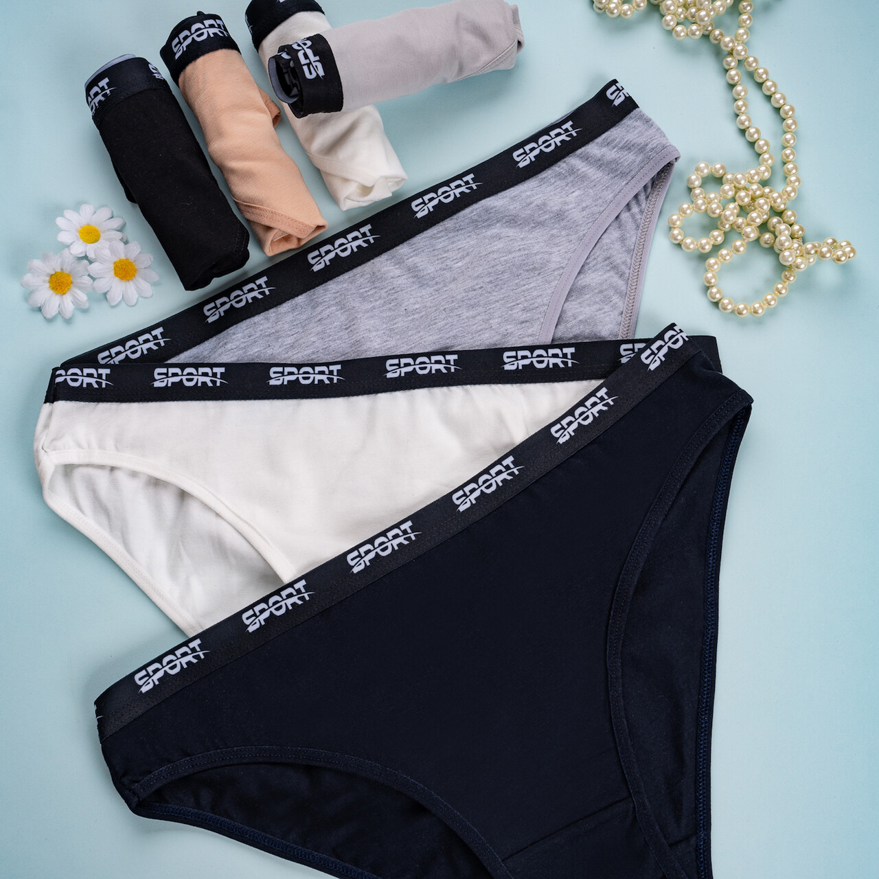 7 ladies’ briefs underpants hipster underwear cotton panties 34 36 38 40 42 44