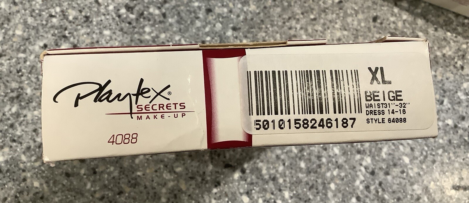 PLAYTEX SECRETS THONG BEIGE XL (14~16} STYLE 4088