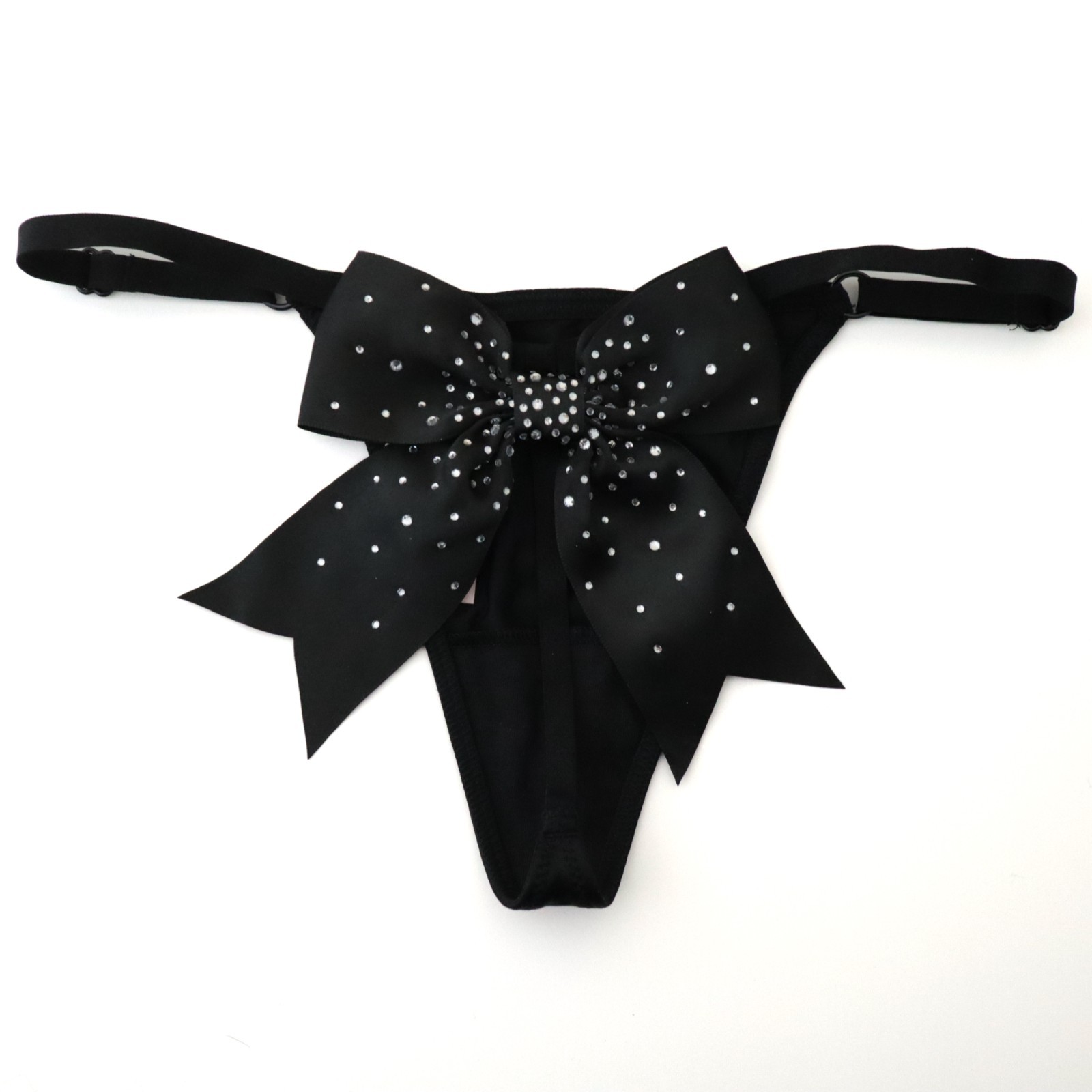 Victoria’s Secret VERY SEXY Shine Satin Bow Adjustable V-String Panty S M XL