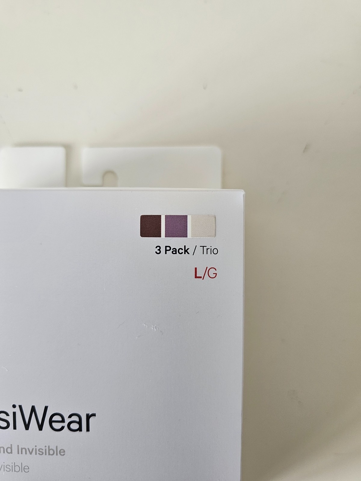 NWT LULULEMON Multi Color Smooth & Invisible InvisiWear MR Thong 3 Pack Large