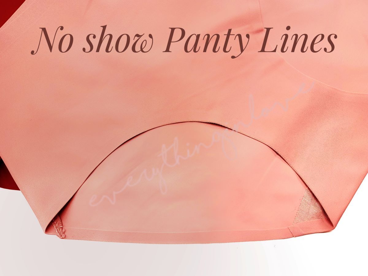 Lady Polyamide Invisible No Show Seamless Laser Cut High Waist Brief Panty M-2XL