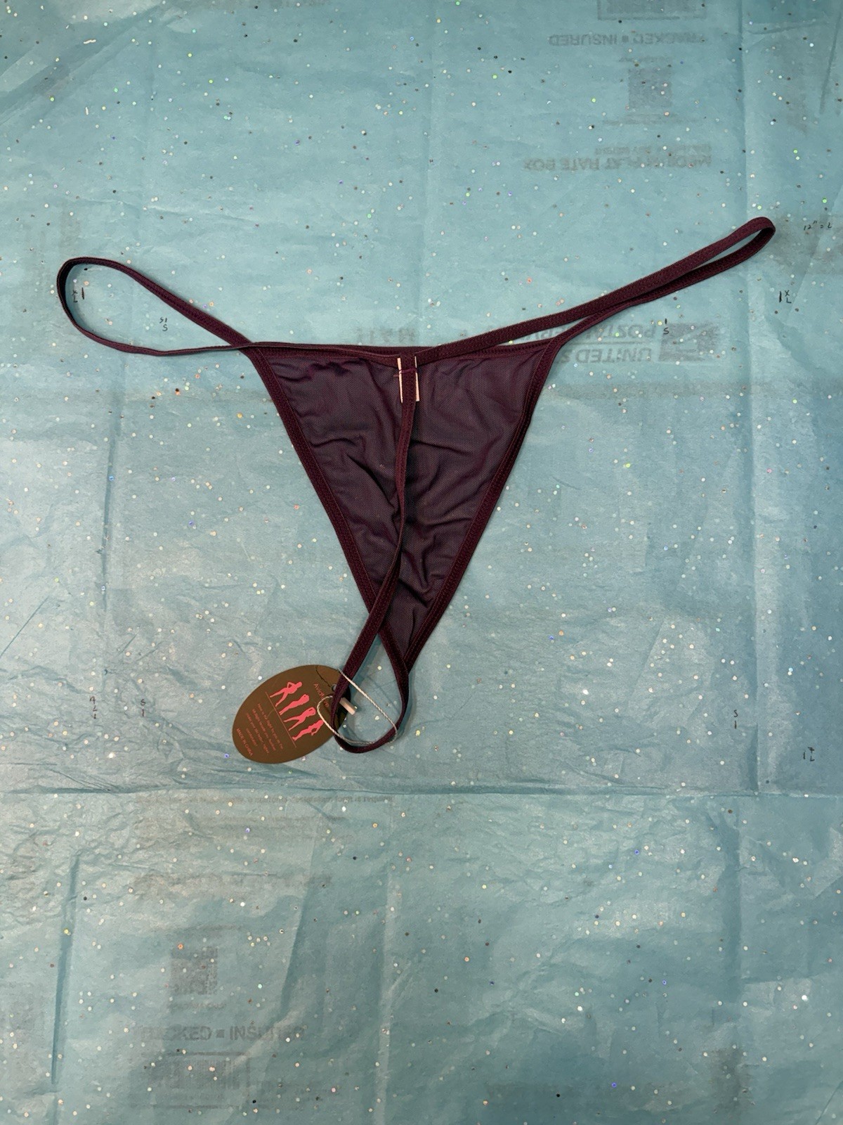 Avidlove Purple Mesh String Thong 18W