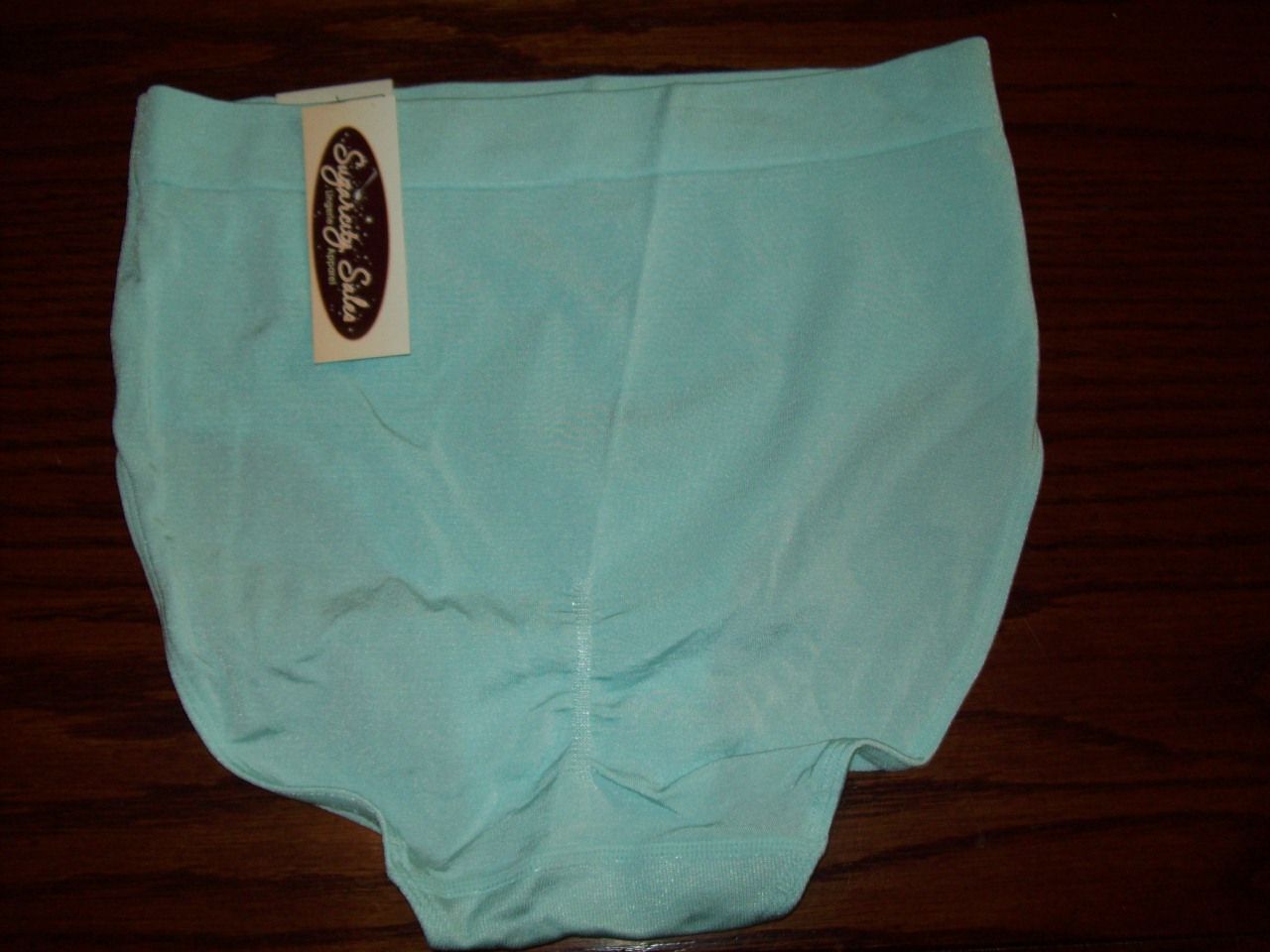 NWT WACOAL B-SMOOTH NYLON/SPANDEX FULL BRIEF PANTIES ROUCHED 838175 443 AQUA S
