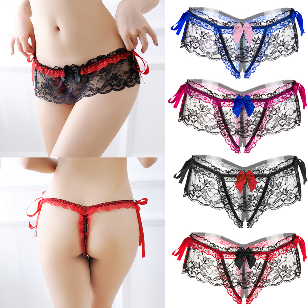 Womens Girls Sexy Lace Underwear Briefs Panties G-string Lingerie Thongs US FAST