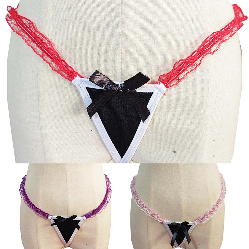 3 Pack Lot Sexy Womens Lace Panties Thongs G string Underwear Sissy Lingerie