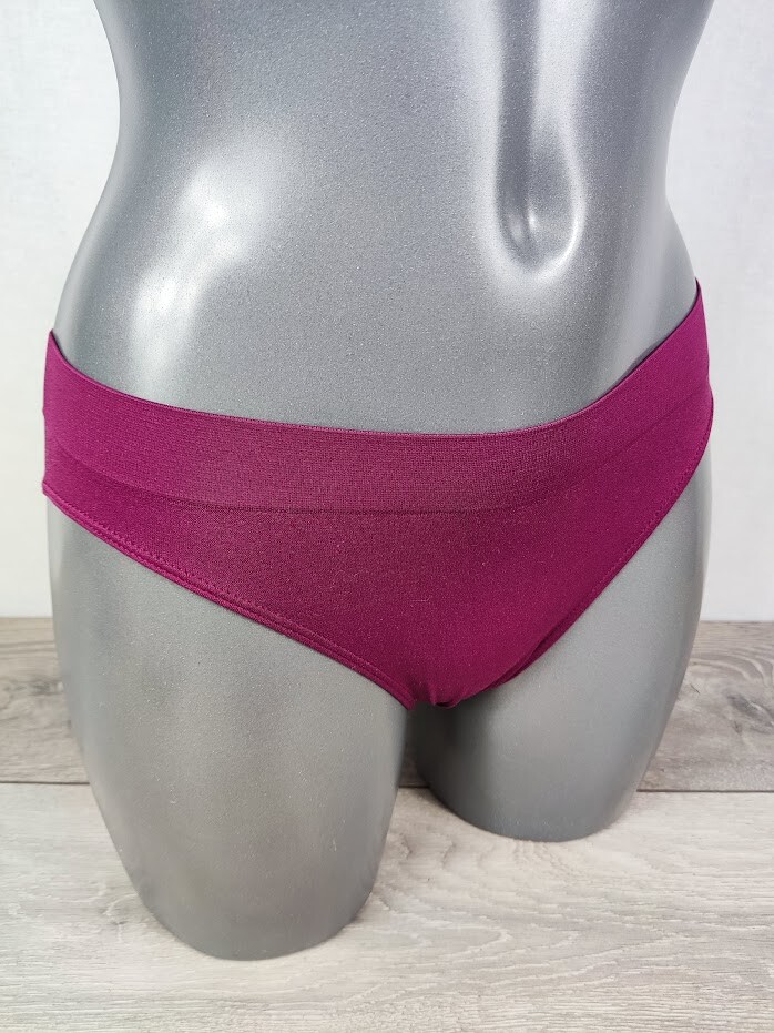 NEW BOUX AVENUE Grape Seamfree High Leg Brief Lingerie Underwear Sizes: XS- M