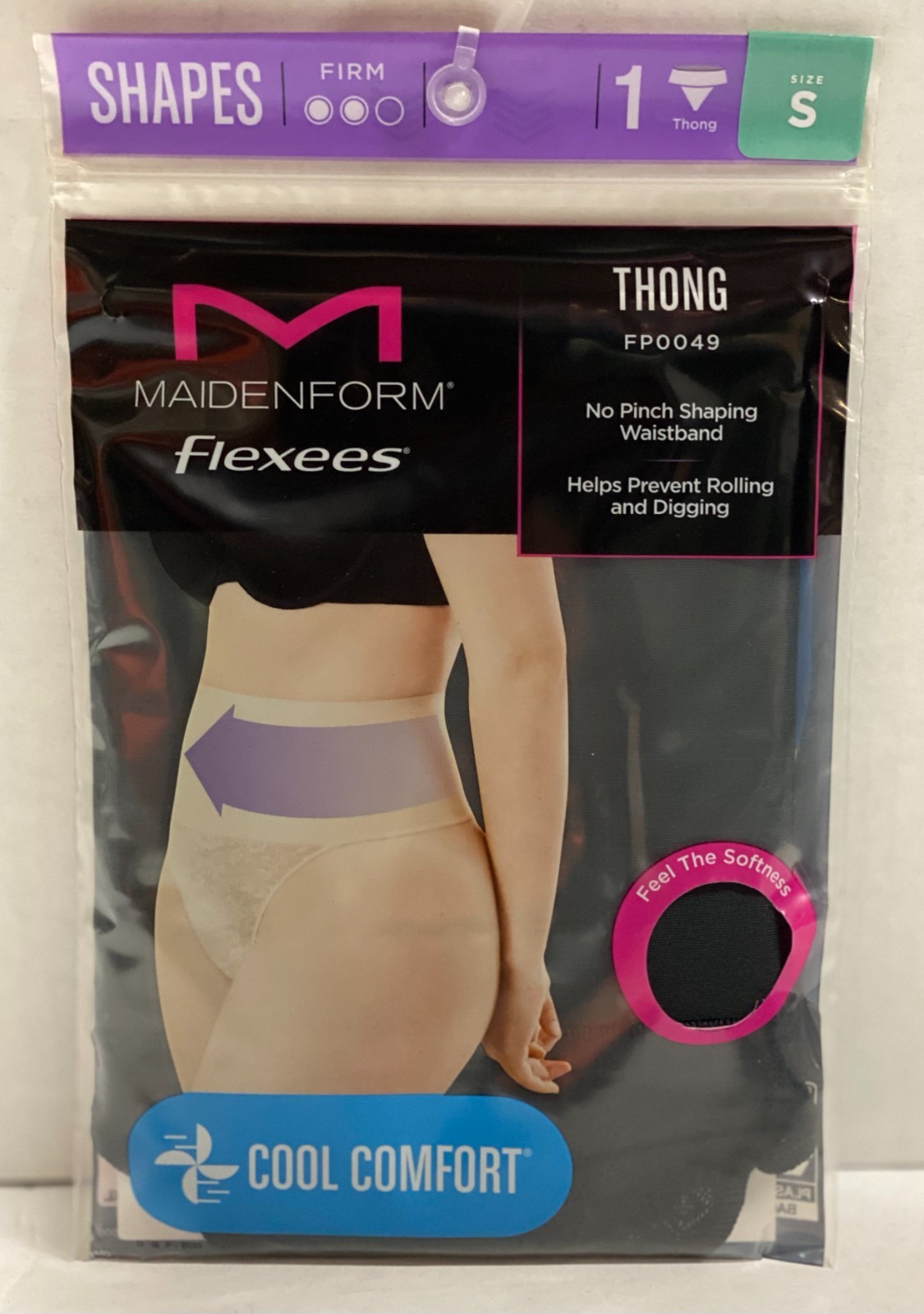 3 Pack Maidenform Self Expressions Women’s Thong FP0049, Sizes up-to 3XL