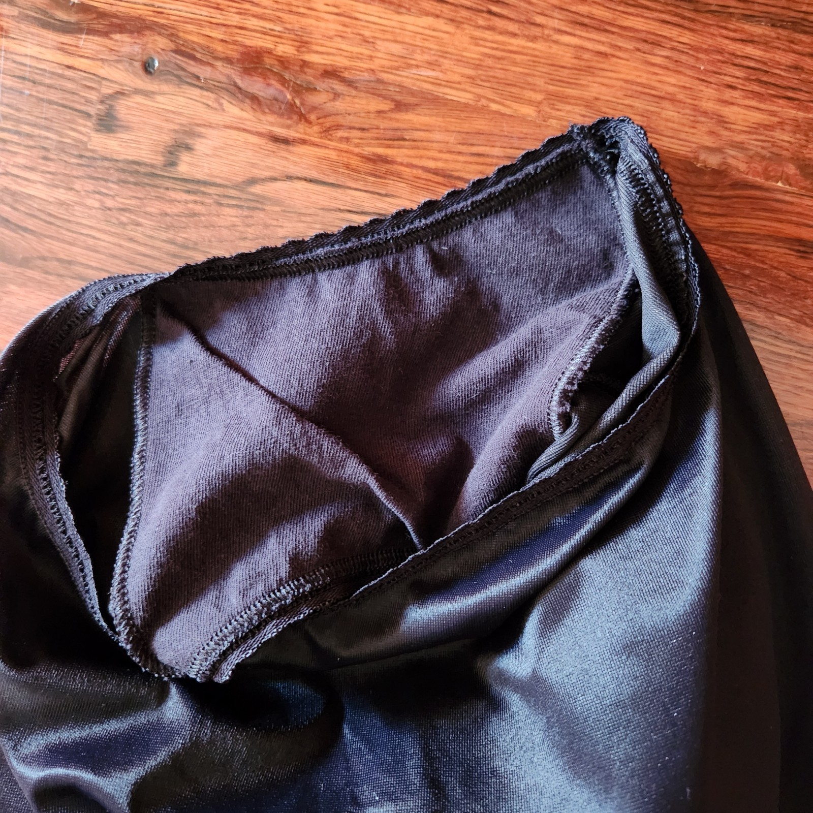 Bali Black Skimp Skamp Panties 3XL/10 Women’s Brief Nylon Spandex Underwear