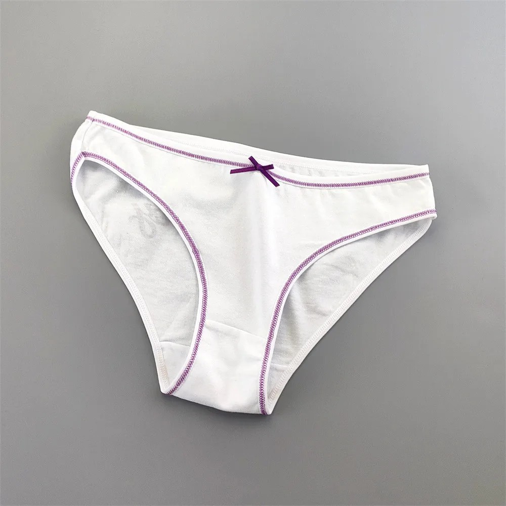 7PCS/set Schoolgirl Panties Week Printed Bikini Underwear Women Cotton Letters