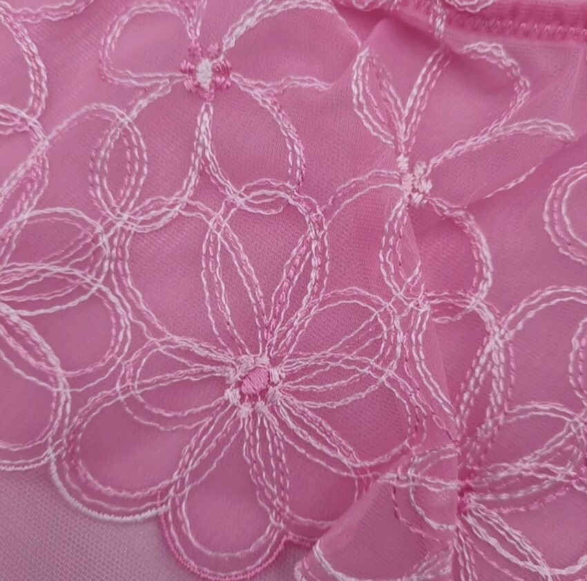 LA SENZA Pink Multi Daisy Panties Lingerie X3 BRAND NEW UK 8 & 10 De-Branded