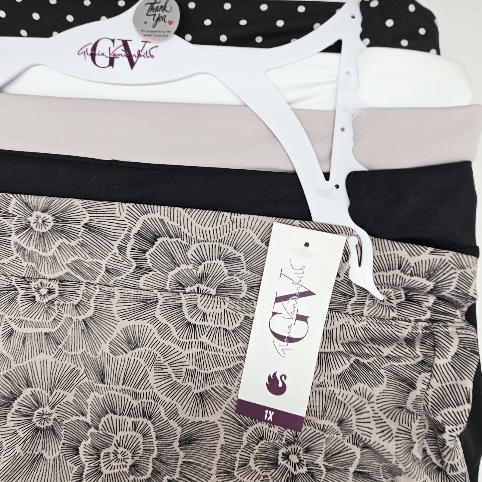 5 Pk GLORIA VANDERBILT Plus 1X 2X Micro No Bulge Waist Briefs Black White Beige