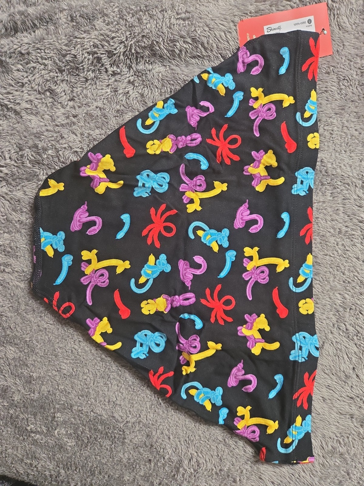 Shinesty Knot Tonights Large Bikini Black Multicolor New With Tags