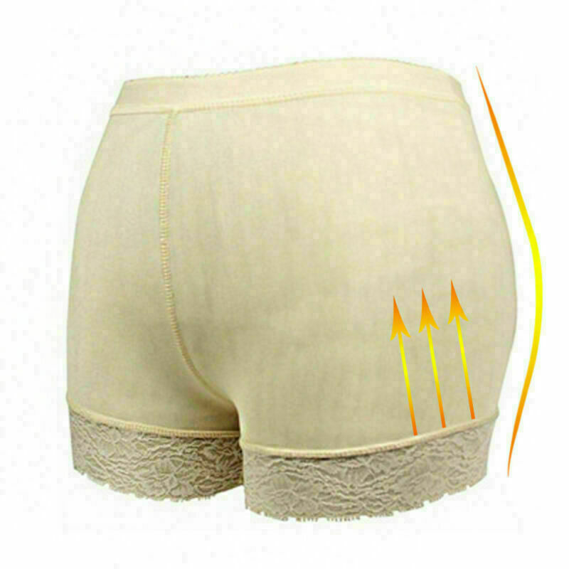 Women’s Padded Butt Lifter Panty Shaper Fake Ass Hip Shapwear Underwear Enhance