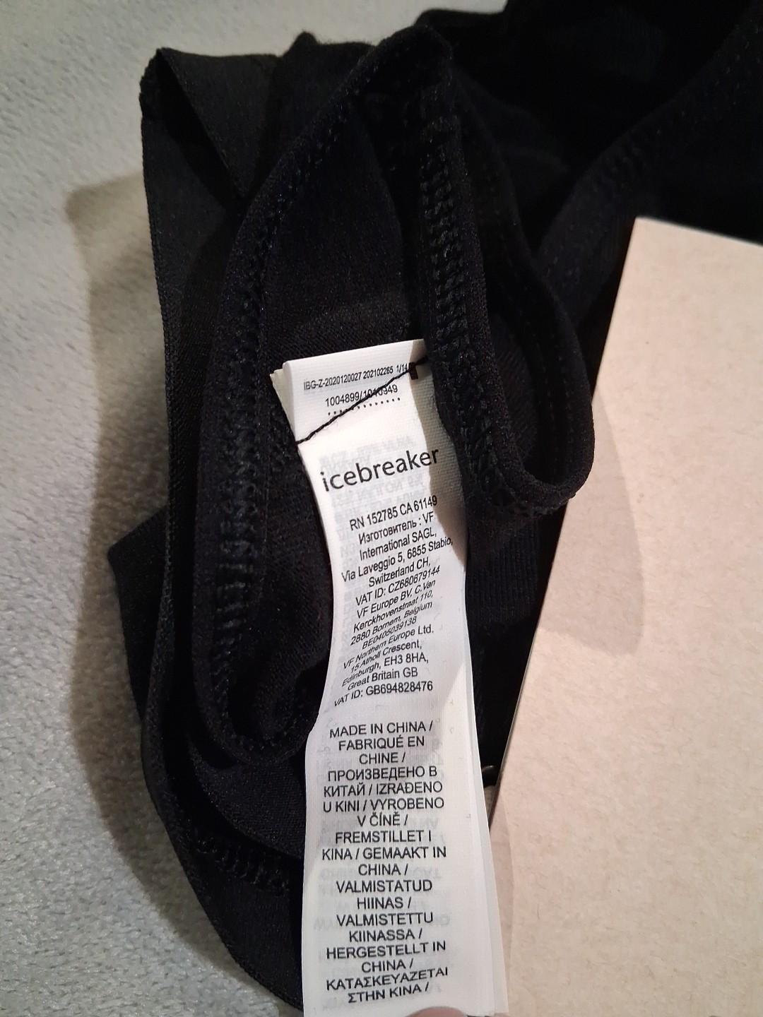 NEW icebreaker Bodyfit Merino Wmn’s XS Siren Bikini Panty Black 150 All Season