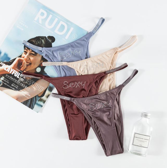 1/5 Pack Lot Womens Sexy Panties Thong Satin G-string Bikinis Briefs Underwear